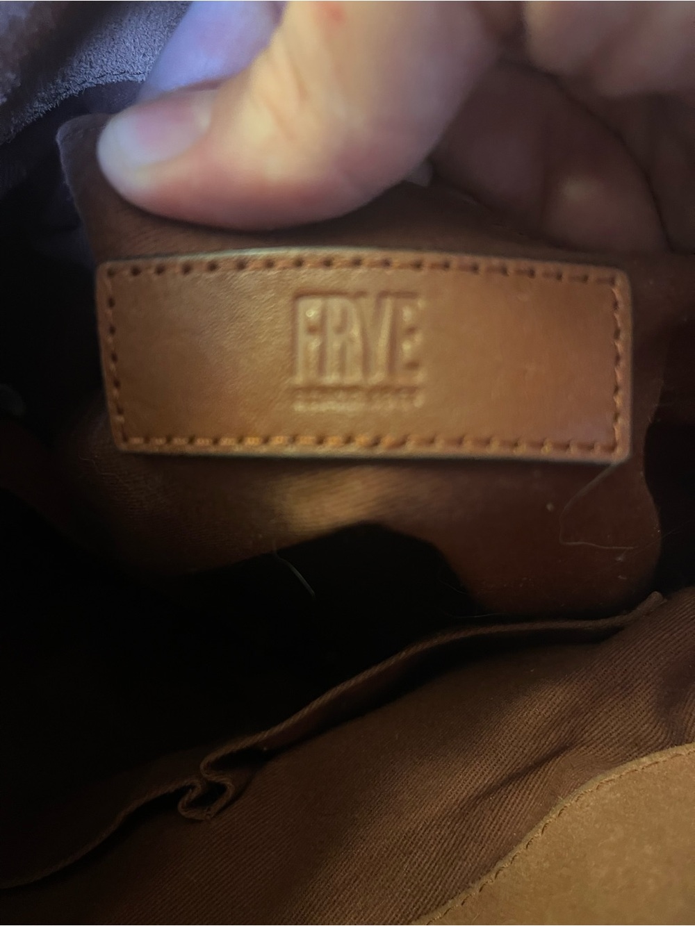 Frye brown leather handbag - Picture 7 of 7